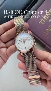BA111OD Chapter 8 White Carnation Gold PVD 41mm #wimoltapae #วิมลท่าแพ