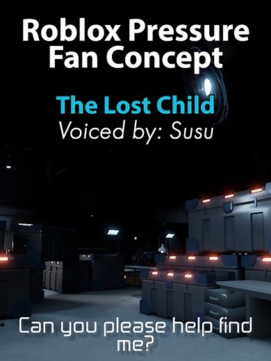 The Lost Child. She was left down in Hadal Blacksite. Heavily inspired by @animilkyva's characters concept for Pressure, and really wanted to make one of my own. Go check out their amazing series of the Lost Operative! I started thinking about what if there was a child that was left behind in Hadal Blacksite, and you are her only hope of being found? What if you escaping along with the crystal will trap her down there forever? Fun concepts i know. #fyp #foryou #foryoupages #pressurerobloxgame #v