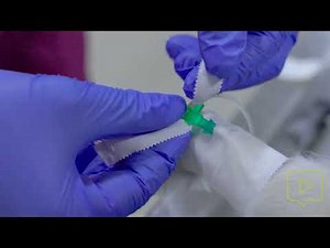 Taping an IV Catheter