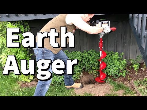 EARTHQUAKE 43CC 8IN EARTH AUGER - Earth Auger Powerheads - Groundbreaking equipment - Soil breaking