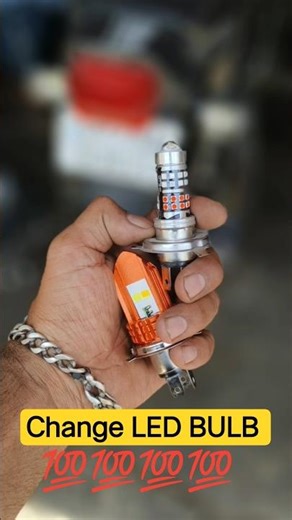 splandor install headlights LED bulb multi colour #splendormodified #modificition #youtube #reels ✅✅