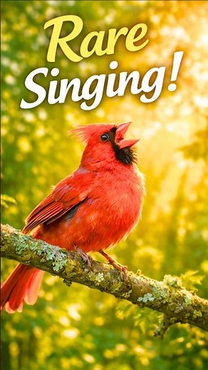 Northern Cardinal Singing in the Wild – Rare North American Bird Song & Relaxing Bird Music