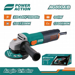 [Hot Item] Power Action Small Variable Speed 800W 100mm AG800 Grinding Machine Angle Grinder