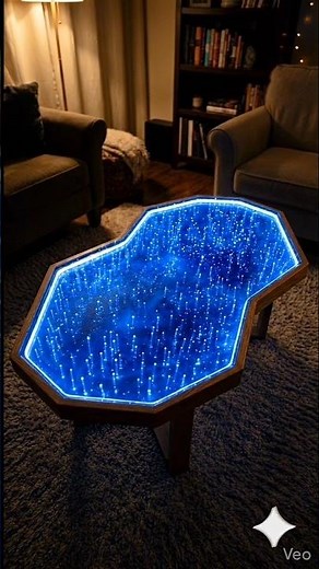 Galaxy Fiber Optic Epoxy coffee Table – Satisfying Build Process...
