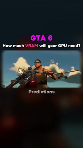 This is an educated guess bro. I analyzed GTA 5's and RDR2's VRAM consumption to come to this conclusion. The game probably realized in 2028 on PC so plenty of time to upgrade lol. #gta6 #gta5 #pcgaming #hardware