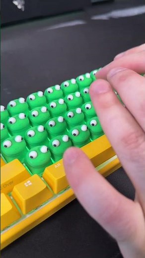 How I built a Lizard Keyboard! #shorts