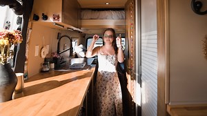 3K views · 147 reactions | Embracing Van Life with a Terminal Illness: Their Inspiring Journey | Tiny Home Tours | Facebook