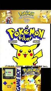 Pokemon jaune #pokemon #retrogaming #gameboy #pikachu #console