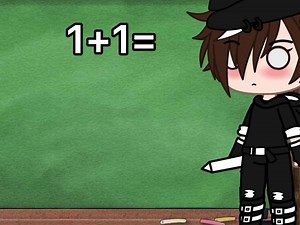 Animated Classroom Characters Solve Math Equations