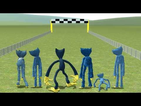 Who is the Fastest Huggy Wuggy? All Chapters | Garry's Mod