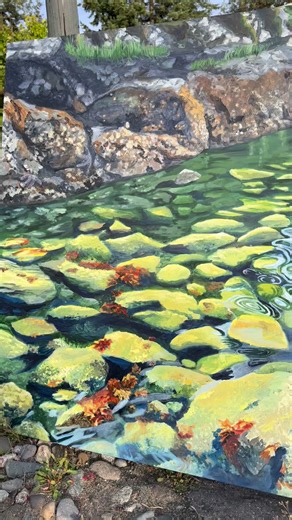 Today is hanging day! I’m looking forward to seeing all the paintings displayed together in one place. Oct - Dec at the Bayside Restaurant & Lounge in Parksville. Solo Art Exhibition - SALT “Submerged”, 40x60, acrylic on deep canvas. Contact the McMillan Art Centre to purchase. | Kelly Corbett: Artist