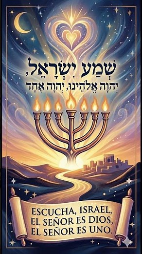 📜 Shemá Israel (שְׁמַע יִשְׂרָאֵל) en Español y Hebreo • Conexión Profunda ✨