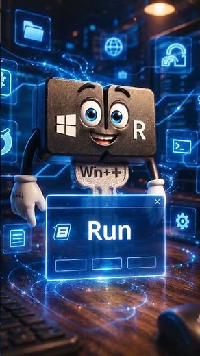 Win + R: Open Run Instantly! ⚡The Shortcut Every Windows User Should Know! 🚀