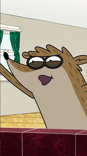 Having a roommate like Rigby... 💀🧹 #RegularShow #CartoonNetwork #Shorts