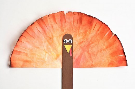 Coffee Filter Turkey Craft | Easy Turkey Craft for Kids