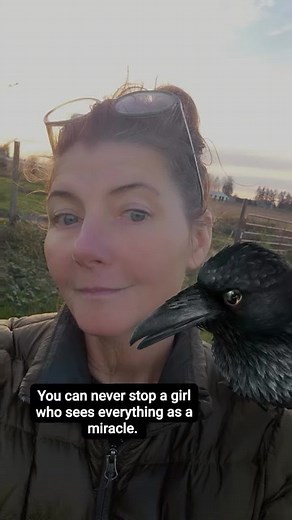 Middle-aged, make-up free, talking to birds and calling it church. Miracles everywhere. 🐦‍⬛ | Kate Snow