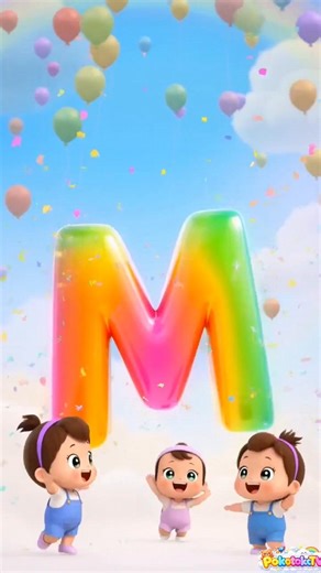Letter M Song for Kids | ABC Phonics Song | M for Monkey, Moon | Fun Learning Animation