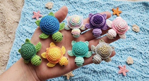 Amigurumi Turtle Crochet Pattern PDF | Beginner Friendly Cute Sea Turtle, Easy Small Plush Toy Pattern, DIY Baby Gift Idea, Digital Download - Etsy