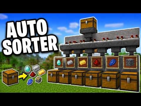 Minecraft: How to Build an Item Sorter! (Tutorial)