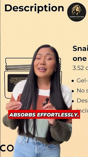 ✨ GLASS SKIN in 1 WEEK! COSRX Snail Mucin Review Before & After ✨ #shorts