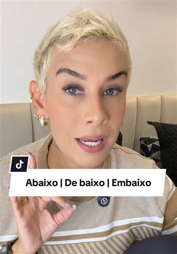 Diferenças entre Abaixo, De Baixo e Embaixo