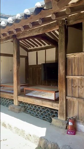 Inside a well preserved 16th century house, Yangdong Folk Village, South Korea