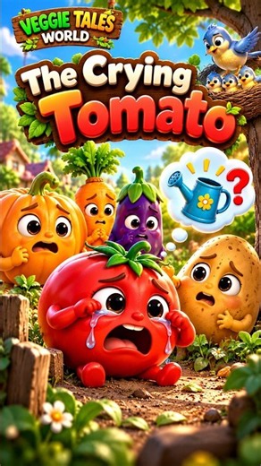 Why Is Toto Tomato Crying? 🍅😭 | A Story About Kindness & Friendship #animatedstories #kidscartoon