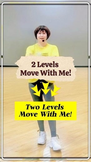 Move With Me | Level 1 & Level 2 (Low Impact + Jumping) 💛｜兩種強度一起動！