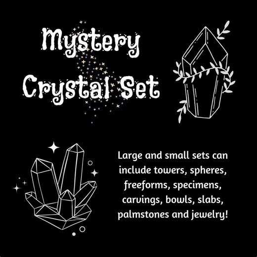 Mystery Crystal Set Boxes - Etsy