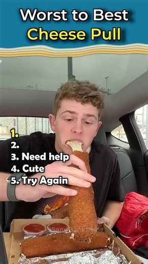 Worst to best Cheese pull