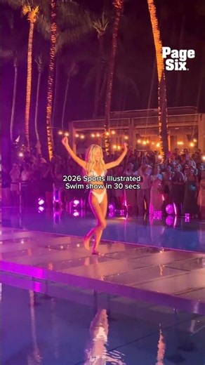 Still not over the 2026 Sports Illustrated Swim Week runway show 👙🔥 #shorts