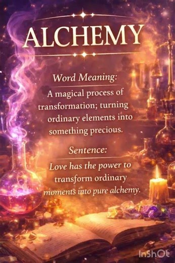 Word of the day: ALCHEMY ✨