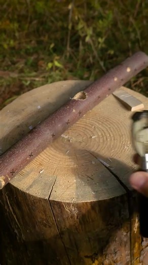 105K views · 410 reactions | EVERYONE wanted to do this Watch to the end bushcraft outdoors camping diy I made a cool bushcraft thing out of wood Its a useful tool for autumn In the | Kirill Multitool | Facebook