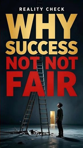 Why Success Is Not Fair | #qwickinsights #success #motivation #money #shorts #ytshorts
