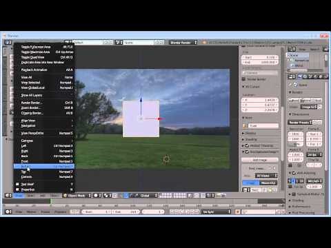 Blender Use Background Image Tutorial