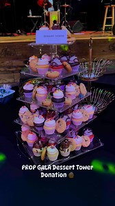 Hope everyone had a wonderful time at the PROP Gala Kallet Theater last night! We unfortunately couldn’t stay for the fun but we hope you enjoyed our dessert tower donation 🫶🏻💚✨ | The Sugaree