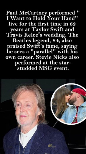 Paul McCartney Plays Beatles Classic at Tay & Travis's Wedding!