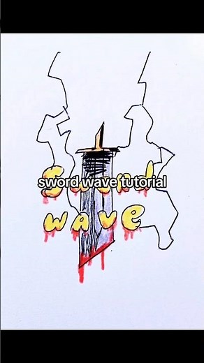 Sword wave tutorial 😱 Stickman #drawmaster