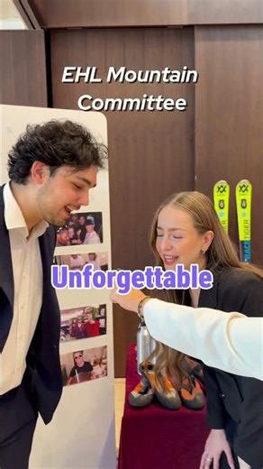 EHL students describe their committee in one word! 💙\n\n#EHLStudentLife #committee #switzerland
