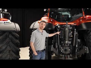 Valtra Heckkraftheber, Bedienelemente und Anschlüsse