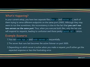 Resolving the Cannot GET / Error in Your Express.js Application
