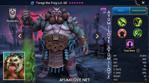 Toragi the Frog | Raid Shadow Legends - AyumiLove