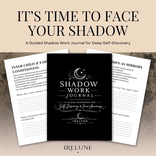 Shadow Work Journal PDF – Guided Inner Child & Limiting Beliefs Workbook, Self Discovery Prompts, Anxiety, Emotional Healing Printable - Etsy