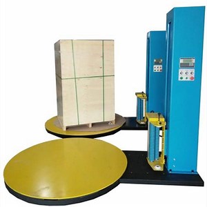 [Hot Item] Full Automatic Palletizer Pallet Stretch Film Strapping Wrapping Machine