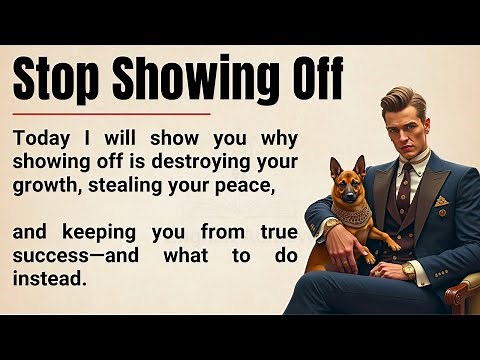 The TRUTH About Showing Off ⚠️|| Why It Destroys Success & Confidence || Graded Reader✅