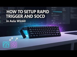 How To Setup Rapid Trigger & SOCD on Aula Win60 HE Keyboard