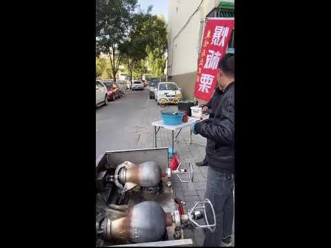 🔴 LIVE: Chestnut Explosion! Traditional Chinese Popcorn Cannon in Action