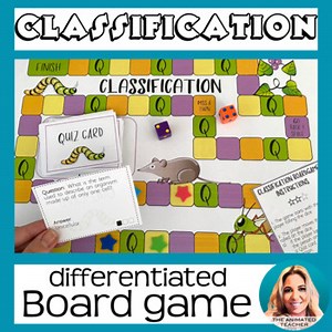 Classification of Living Things Board Game Differentiated Printable