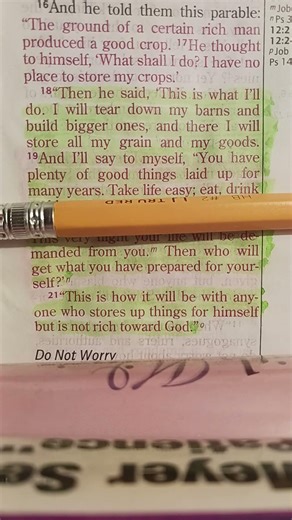 Luke 12:18-21 Bible Verse