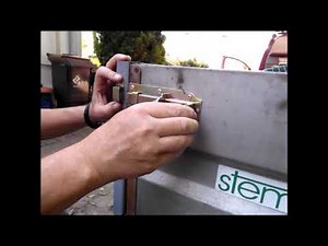 Stema Hanhängerklappe neu verschlüsseVideo 1331 Schlosserei Oldorf